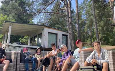 Obóz młodzieżowy, Piecki - obóz wędkarski Mazurskie Chaty, 10 dni 10-14 lat